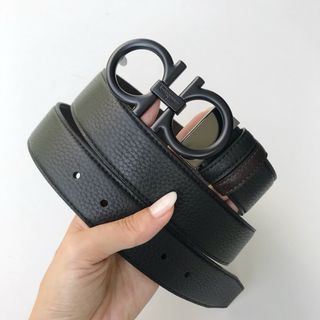 Shape leather belt Louis Vuitton Black size 90 cm in Leather - 33503894