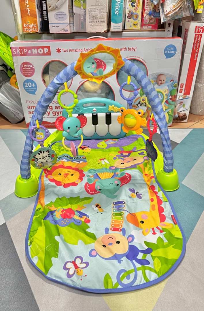 Fisher Price Kick Play Piano Gym Babies Kids Infant Playtime