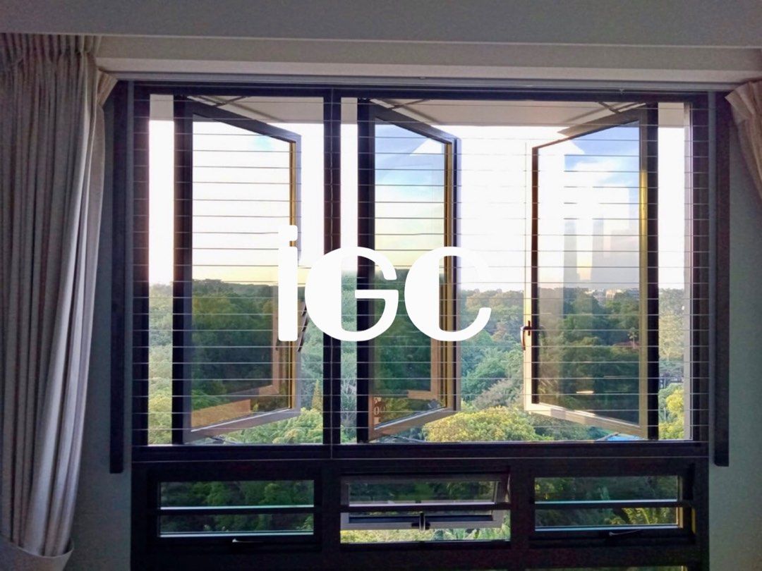 Fixed Type Invisible Grille, Home Services, Renovations, Aluminium Work ...