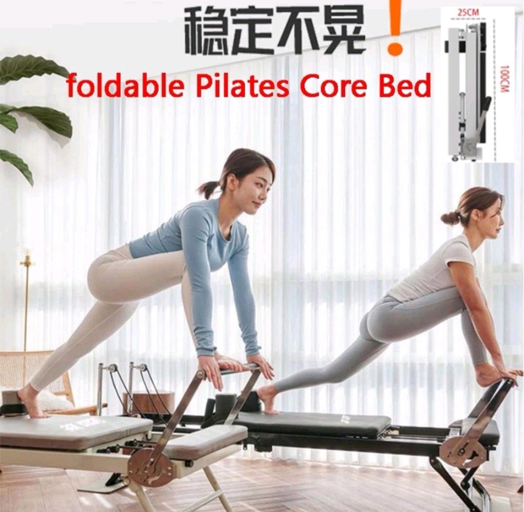 Pilates Reformer Machine, Sports Equipment, Exercise & Fitness, Cardio &  Fitness Machines on Carousell