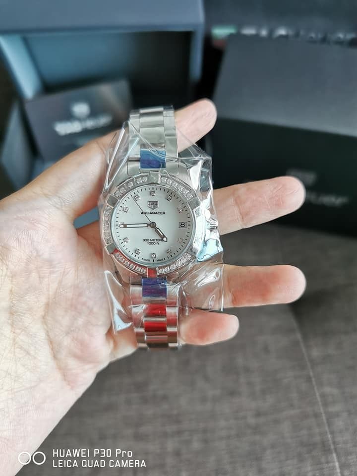 Free Shipping Tag Heuer Aquaracer Stainless Steel Women Watch 32mm WBD1315.BA0740 Jam tangan Wanita Luxury Watches on Carousell