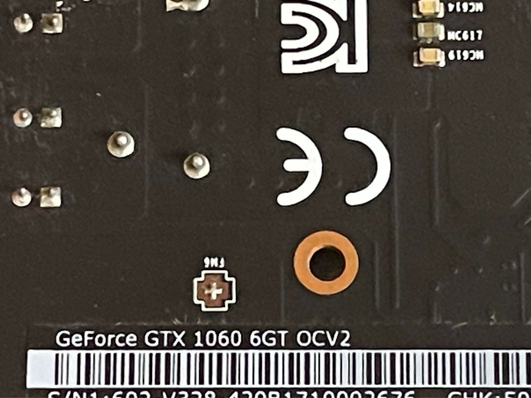 SOLD GeForce GTX 1060 6GT