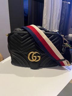 GUCCI GG Marmont matelassé mini bag •White, Women's Fashion, Bags &  Wallets, Shoulder Bags on Carousell