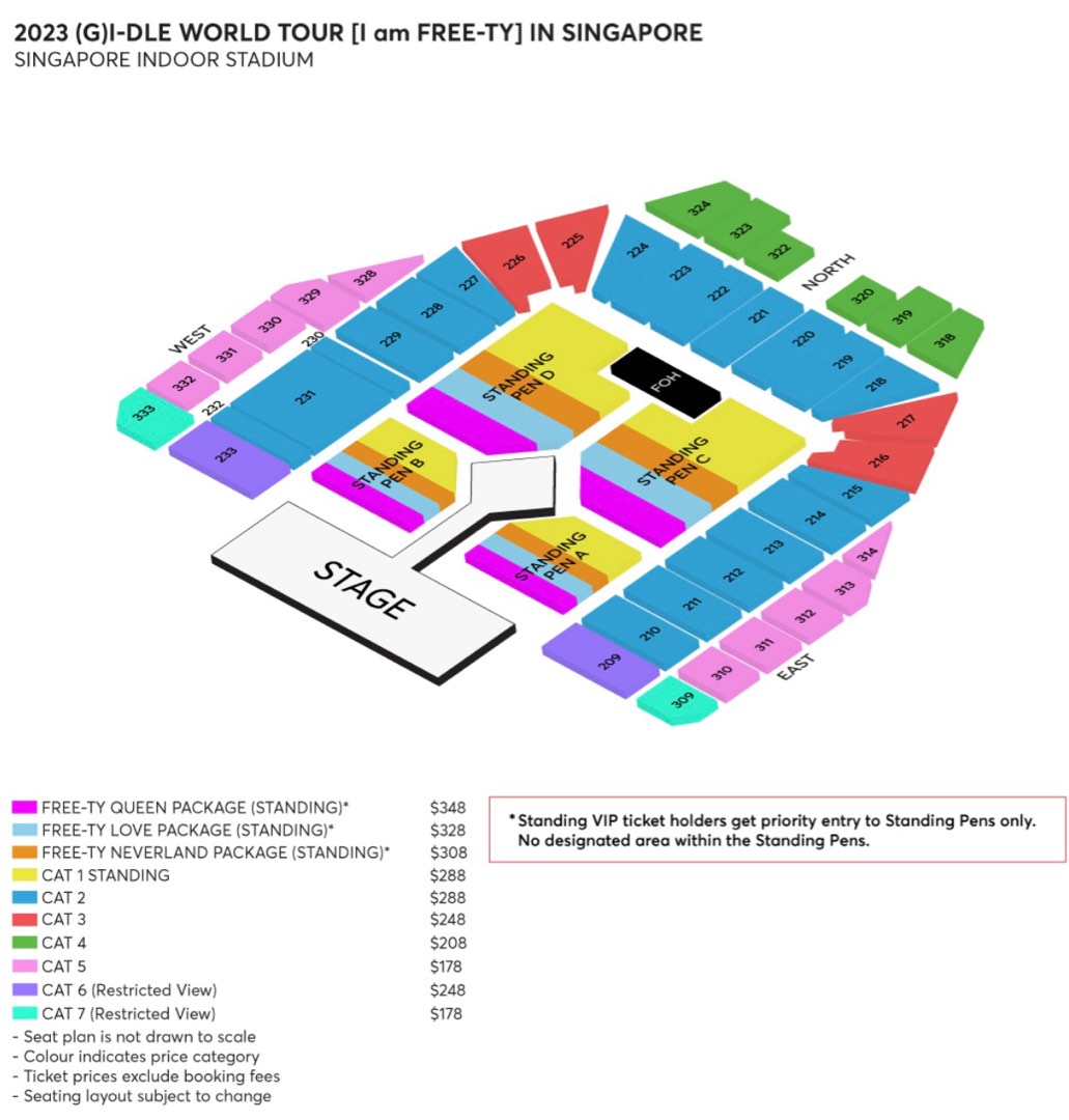 GIDLE World Tour concert ticket, Tickets & Vouchers, Event Tickets on