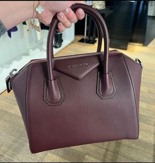AUTHENTIC GIVENCHY antigona in small tri-tone perfect for all neutral outfit.  WITH ORIGINAL RECEIPT NEGOTIABLE (no extra pictures as u can see the bag in  person), Luxury, Bags & Wallets on Carousell