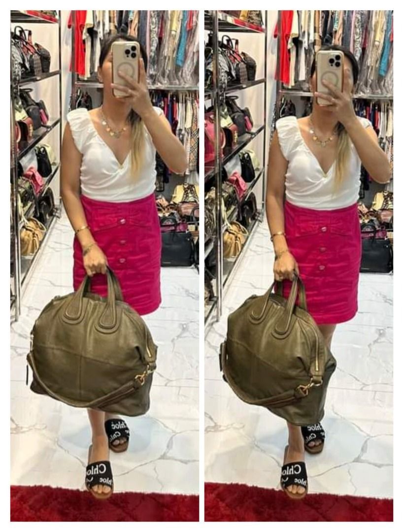 GIVENCHY Sugar Goatskin Nightingale Bag Large (Category: Luxury Bags & Wallets) located in Lala. Submitted by mohsin0825 (Listing ID 1260882049, Image 2). Description: GIVENCHY Sugar Goatskin Nightingale Bag 25,100 fix price plus sf Original Guaranteed 💯 From Japan Large Genuine leather Rank A to ab.