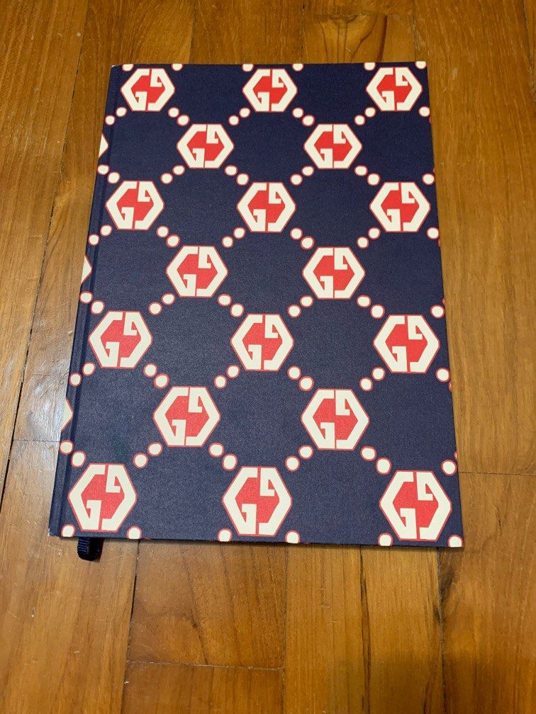 Gucci grid notebook Luxury Accessories on Carousell