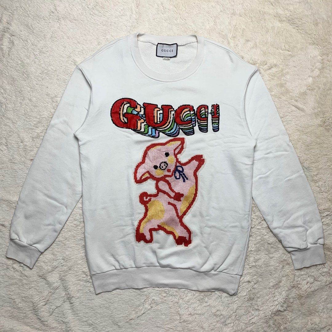 Gucci Three Little Pigs Sweatshirt Women s Fashion Coats
