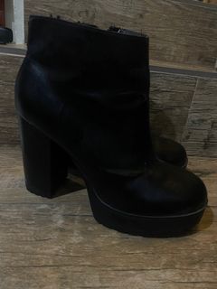 H&M Black Heeled Boots
