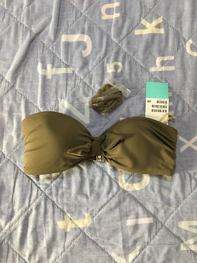 H&M Olive Green Swimsuit, Women's Fashion, Swimwear, Bikinis