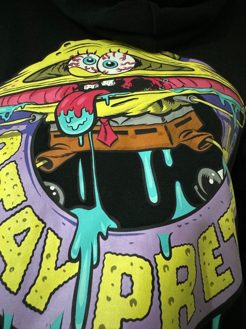Trippy spongebob hoodie on sale