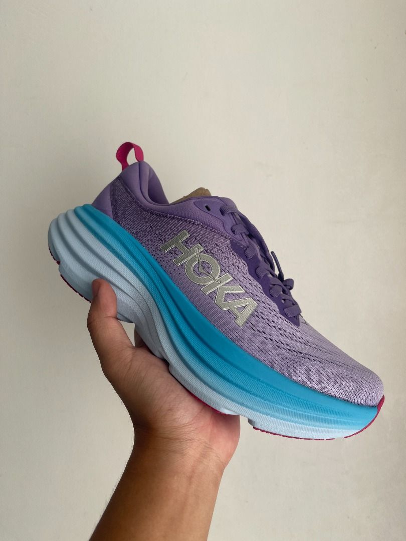 HOKA BONDI 8 CHALK VIOLET W - 1127952-CVPL, Women's Fashion, Footwear,  Sneakers on Carousell