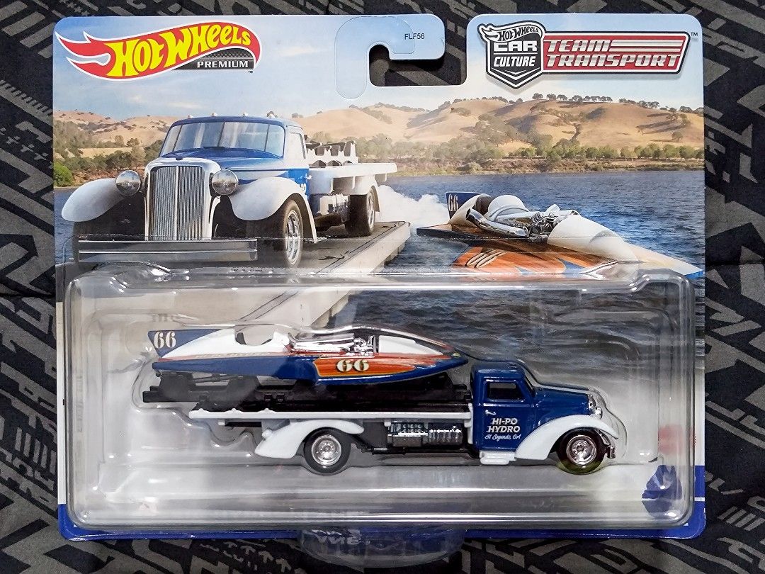 Hot Wheels Premium 2022 Team Transport Mix S Hw Classic Hydroplane And Speed Waze Hobbies And Toys 4262