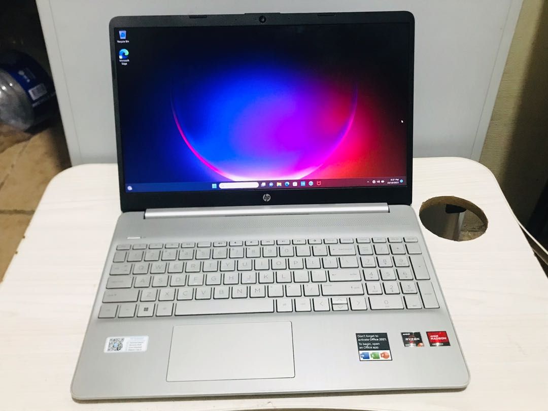 Hp Laptop 15s Eq3xxx Ryzen 5 11th Gen8gb Ram Upgradable512gb Ssdno Issue Computers And Tech 4791