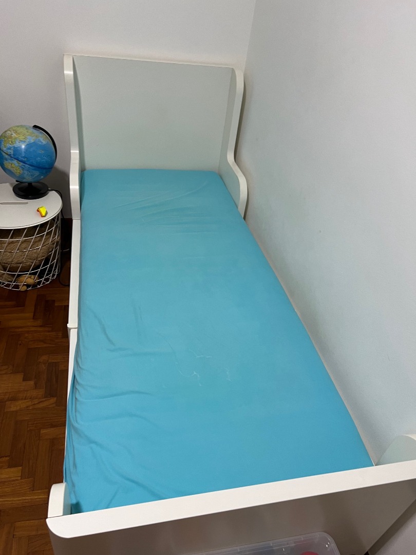 IKEA BUSUNGE bed, Furniture & Home Living, Furniture, Bed Frames