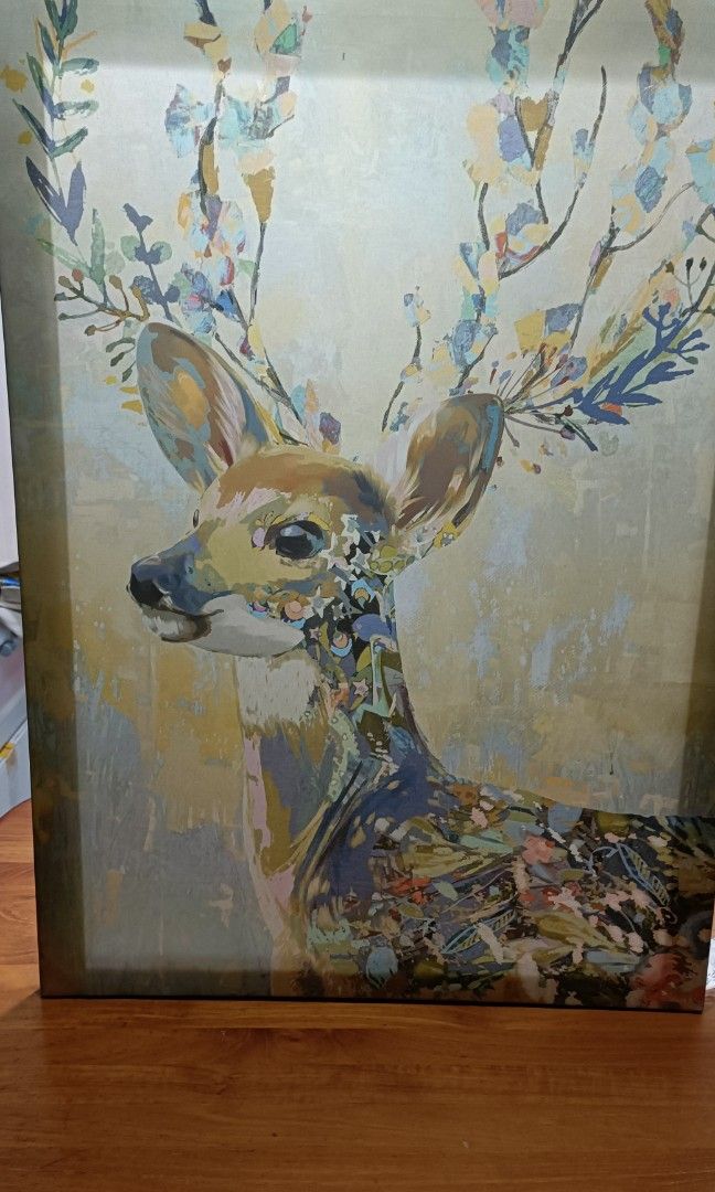 IKEA DEER PAINTING, Hobbies & Toys, Stationery & Craft, Art & Prints on