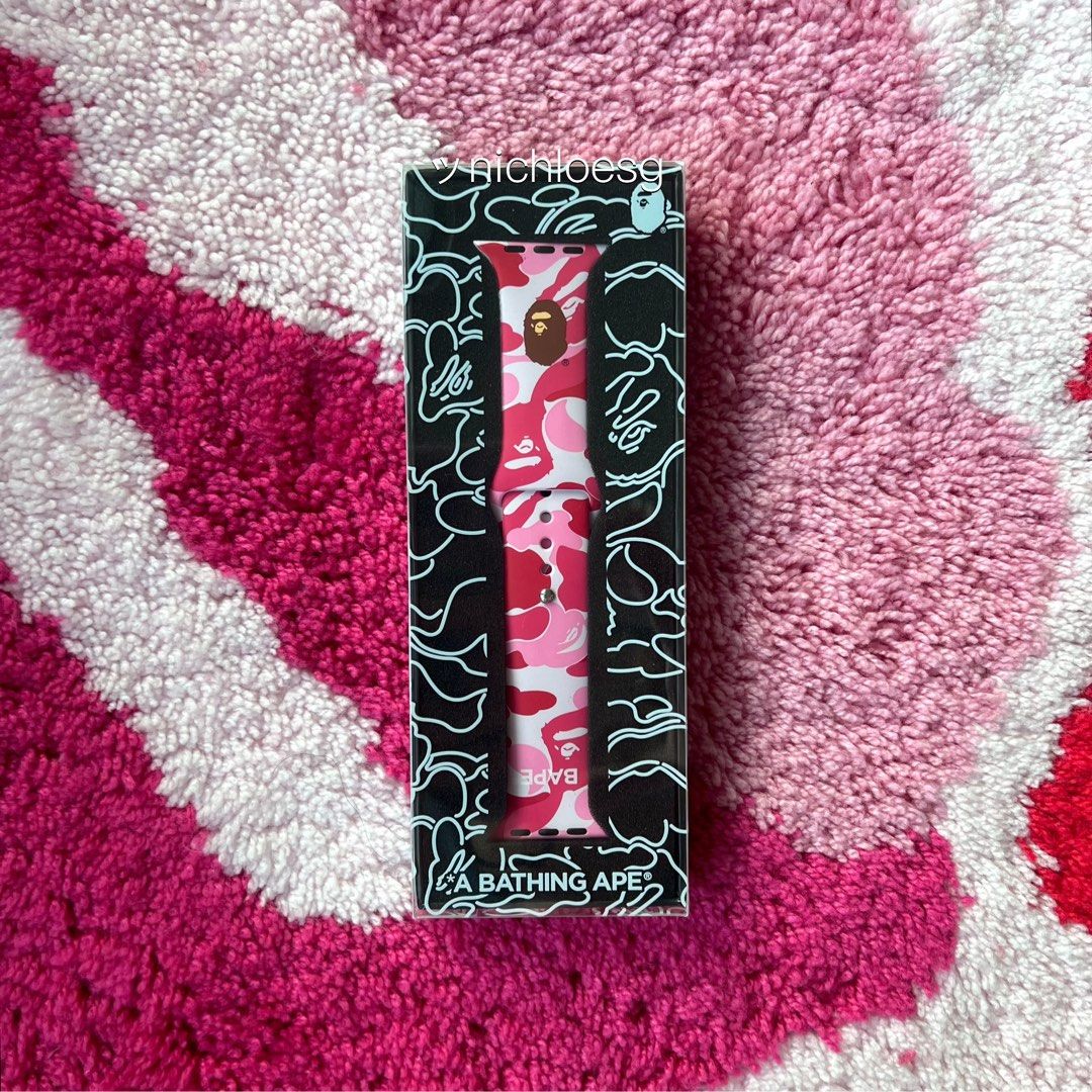 INSTOCK BAPE APPLE ABC CAMO WATCH BAND Mobile Phones Gadgets Wearables Smart Watches on Carousell