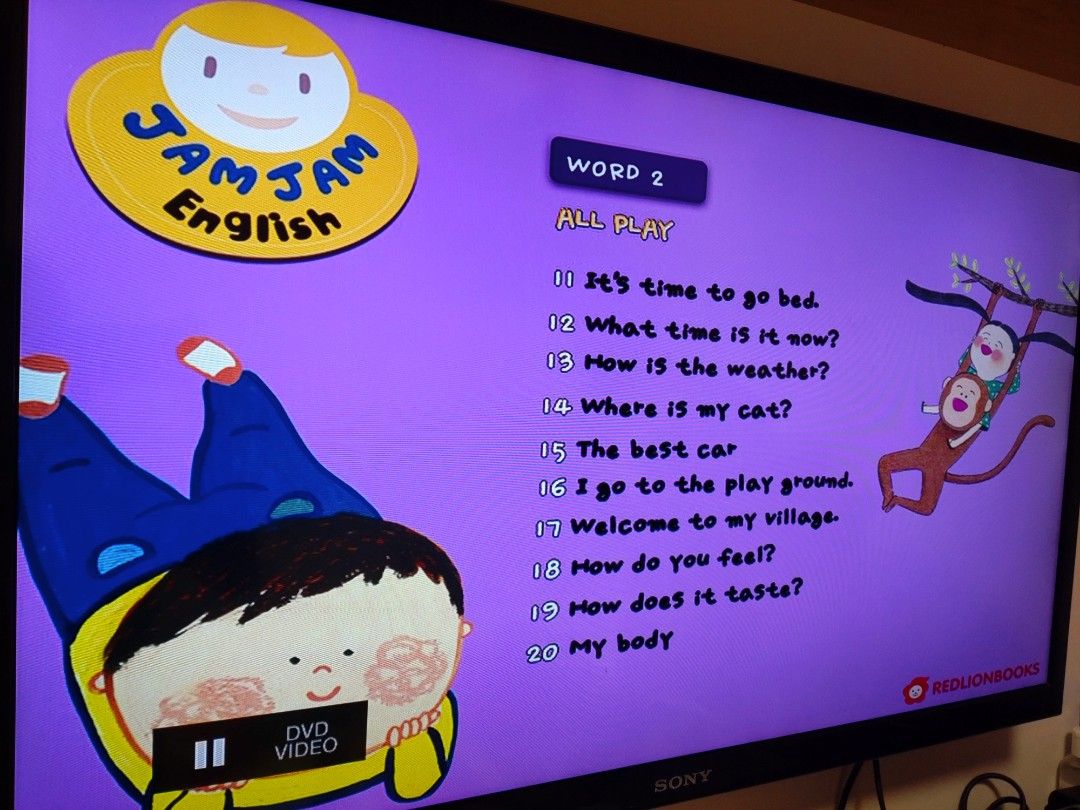 Jam Jam English 30本 +字卡+ DVD, 興趣及遊戲, 書本 & 文具, 小朋友書 Carousell