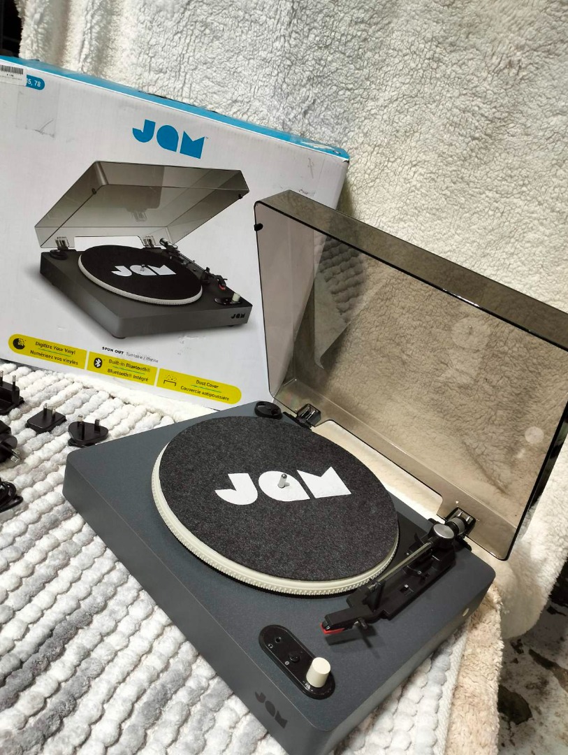 JAM spun out turntable black surplus from australia, Audio, Other Audio