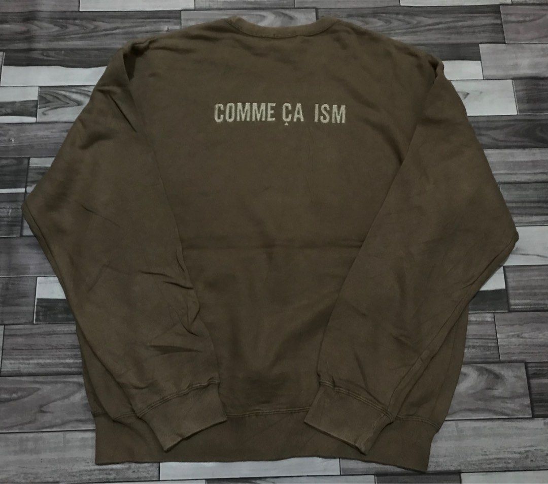 Japanese brand comme ca ism spellout sweatshirt -R3