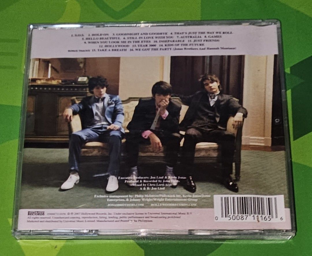 Jonas Brothers - Jonas Brothers - Mint (Category: CDs & DVDs) located in Quezon City. Submitted by serefrenpaz (Listing ID 1260963196, Image 2). Description: NOTE: CD CASE IS NOT INCLUDED IN RATING OF THE ITEM Good Day Buyers. Here are the payment options PAYPAL GCash - 09164862096 Bank Deposit - BPI, BDO, Unionbank, Landbank Palawan, Cebuana Meet Up - McDo Kamias, Jolibee Anonas Kamias Intersection or KFC Anonas Delivery Options JRS - +120 Pesos
