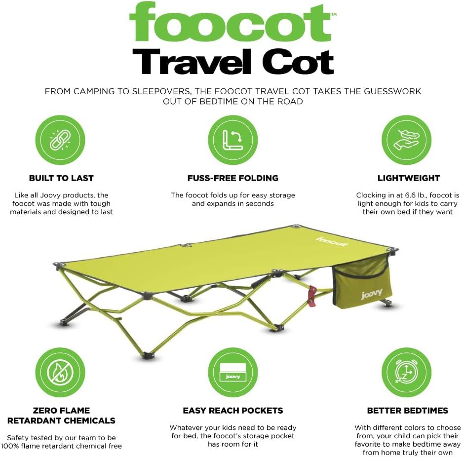Joovy Foocot Travel Cot Featuring a Steel Frame and Tough