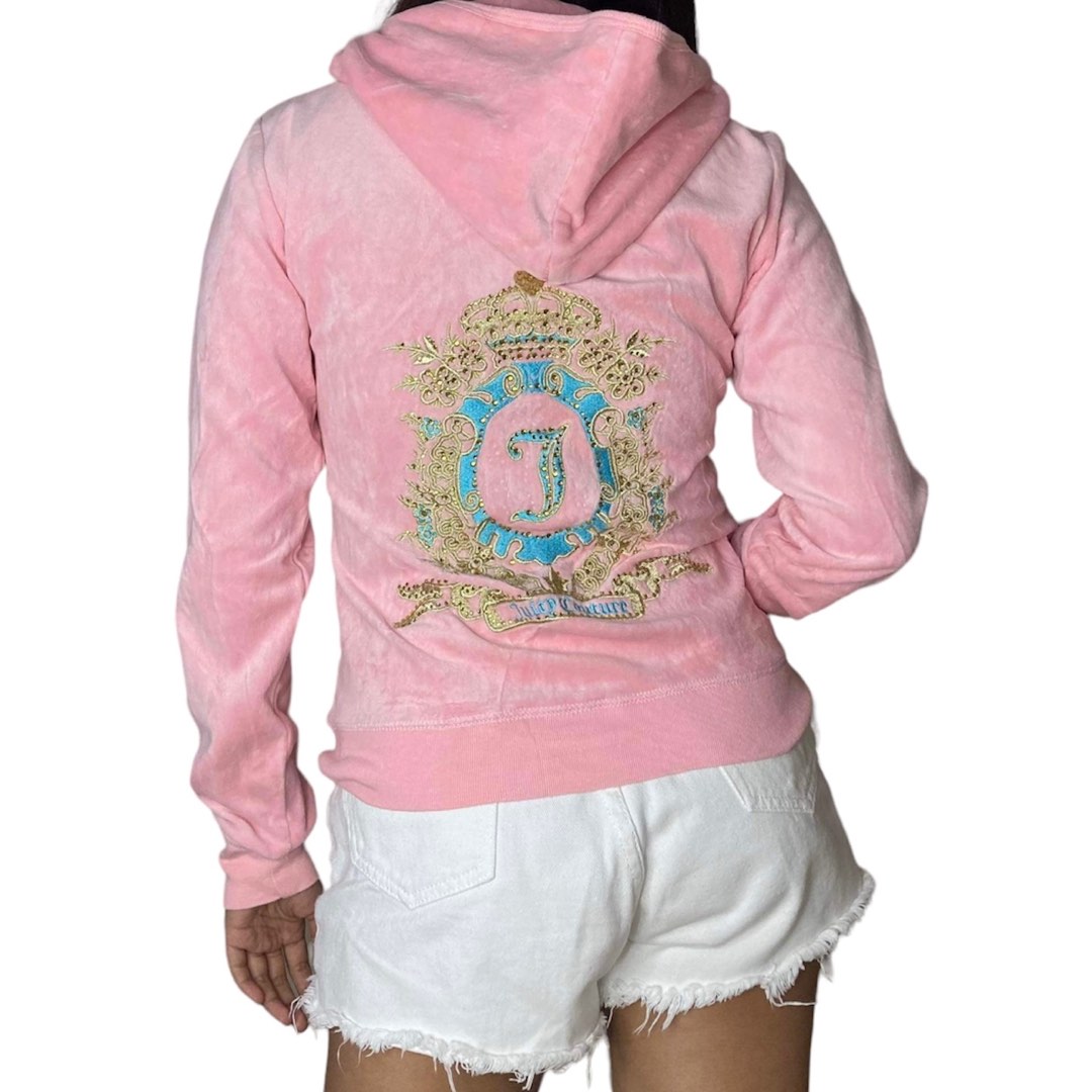 Juicy Couture Y2K Zip Up Hoodie, Women's Fashion, Coats, Jackets and ...