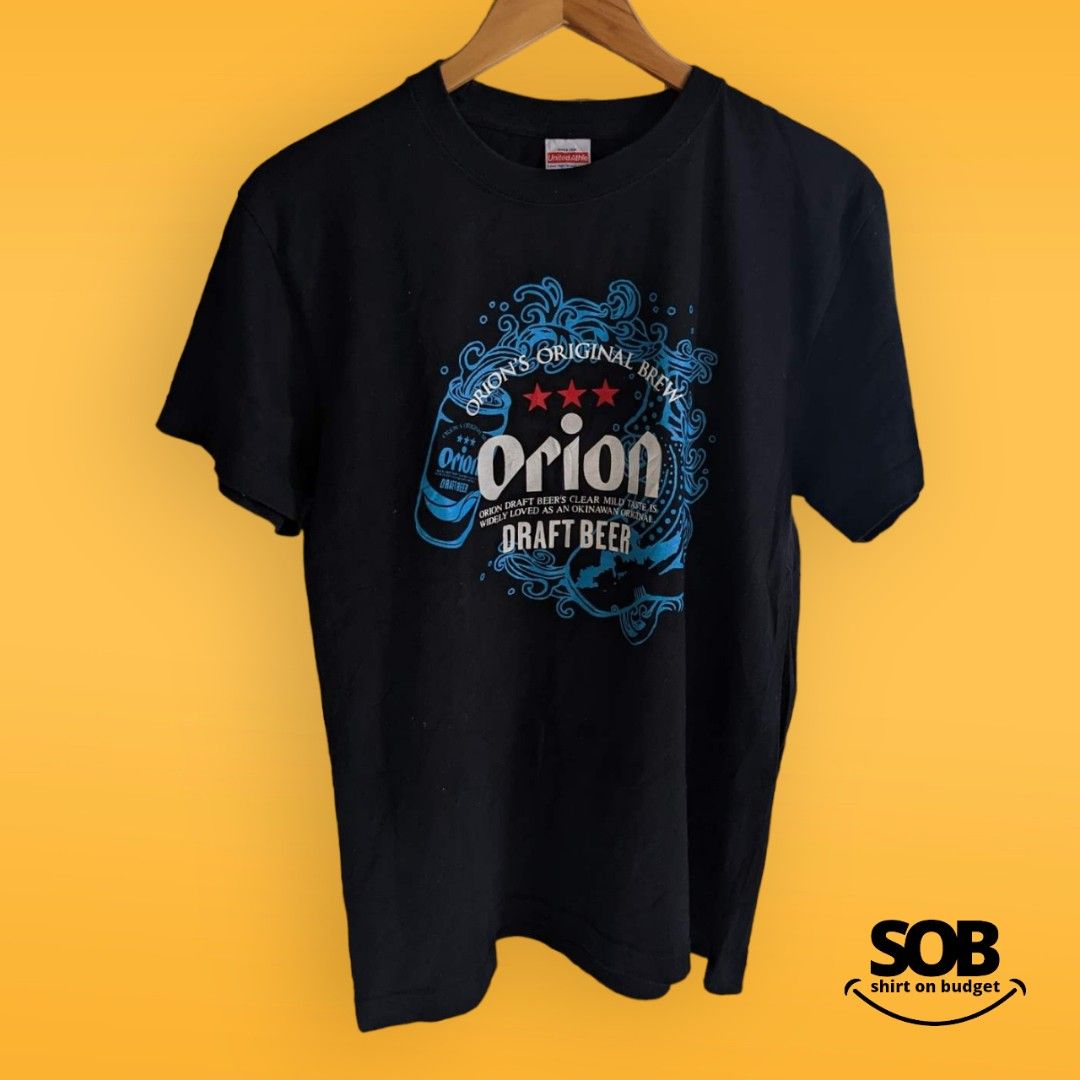 Kaos baju t-shirt United Athle Art Orion Draft Beer not vintage