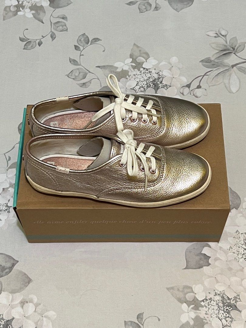 Keds champion metallic rose gold online