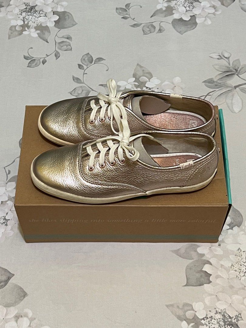 Keds Champion Kate Spade Metallic Rose Gold
