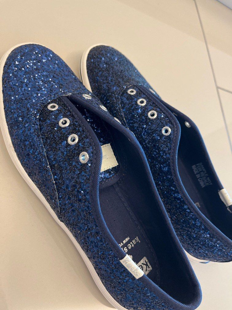 Keds kate new arrivals spade blue glitter