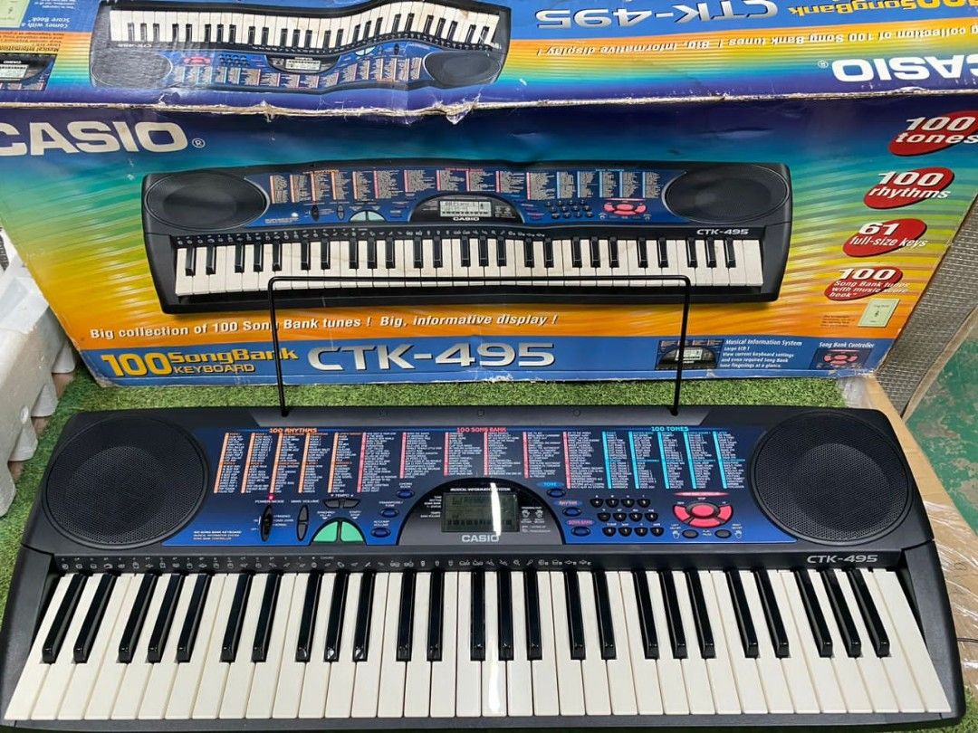Keyboard Casio CTK 495 Hobbies Toys Music Media Musical Instruments on Carousell