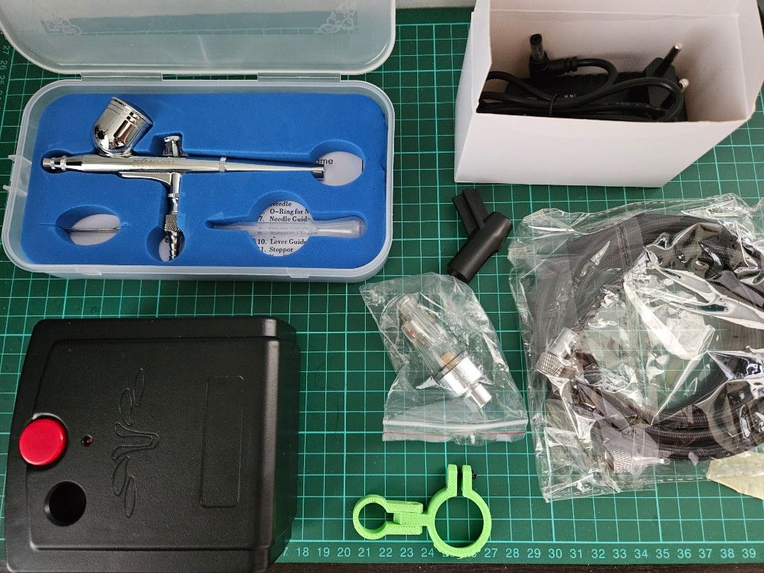 Kkmoon Airbrush with Mini Compressor, Hobbies & Toys, Stationery & Craft, Craft Supplies & Tools