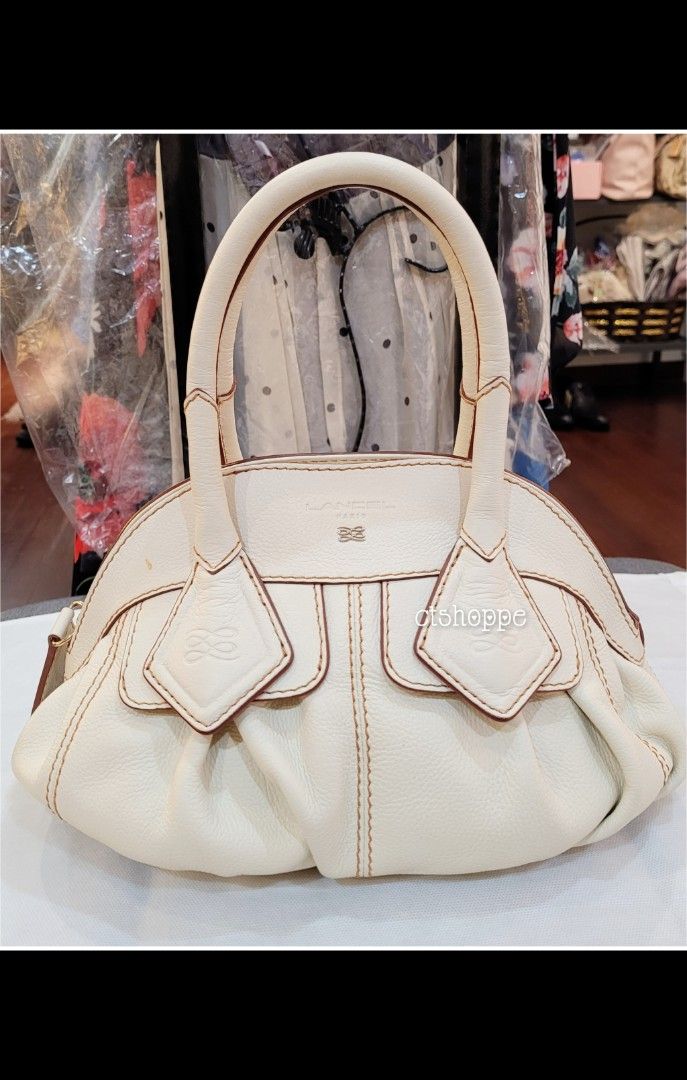 DISCOUNTED Lancel Gousset Leather Handbag Luxury Bags Wallets on Carousell