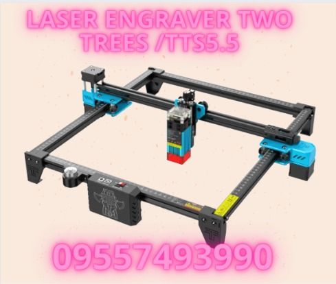 LASER ENGRAVER TWO TREES / TTS5.5 (Category: Printers, Scanners & Copiers) located in Caloocan City. Submitted by 09263834248 (Listing ID 1260898247, Image 1). Description: Engraving Size : 300*300mm Machine Size : 570*510*150mm Machine Weight : 3kg Package Weight : 4.6kg Laser wave length : 445+5nm Output power : 20w Material : Aluminum profile + metal Engraving accuracy : 0.1mm Engraving method: USB ,APP/ONLINE/Screen Operation Document format 