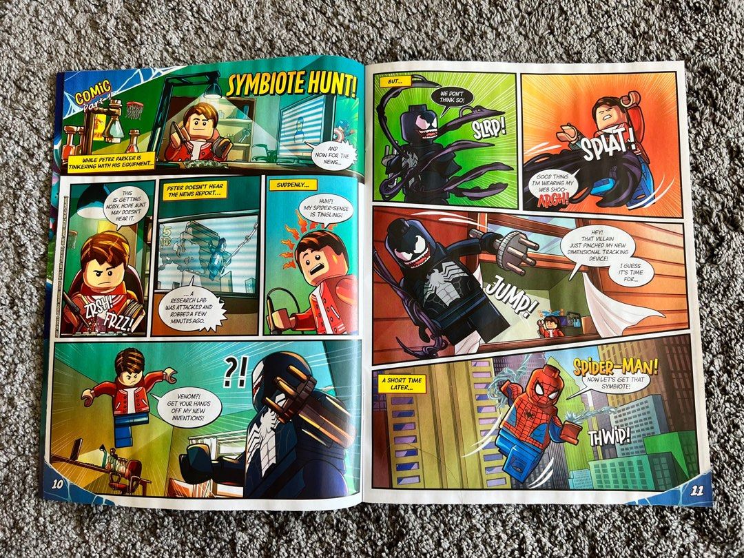 雜誌）Lego Spider-man系列- Issue:5期Venom with tentacles, 興趣及