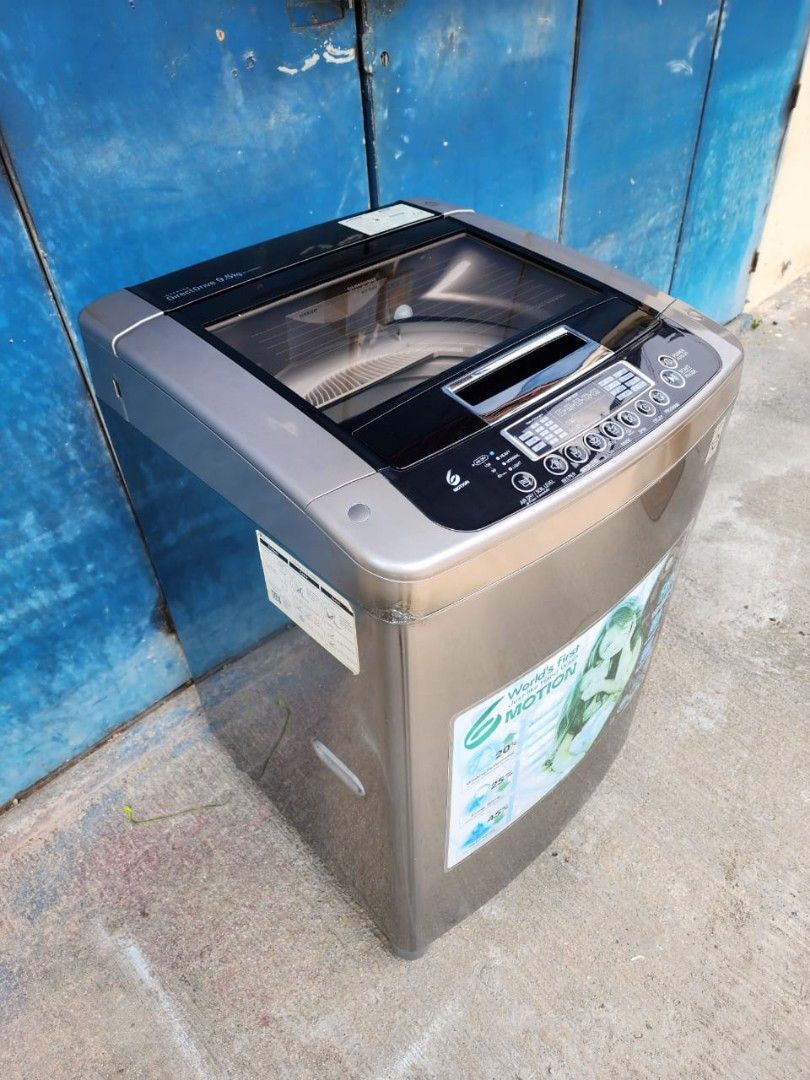 LG inverter direct drive top load washing machine 9.5 kg, TV & Home