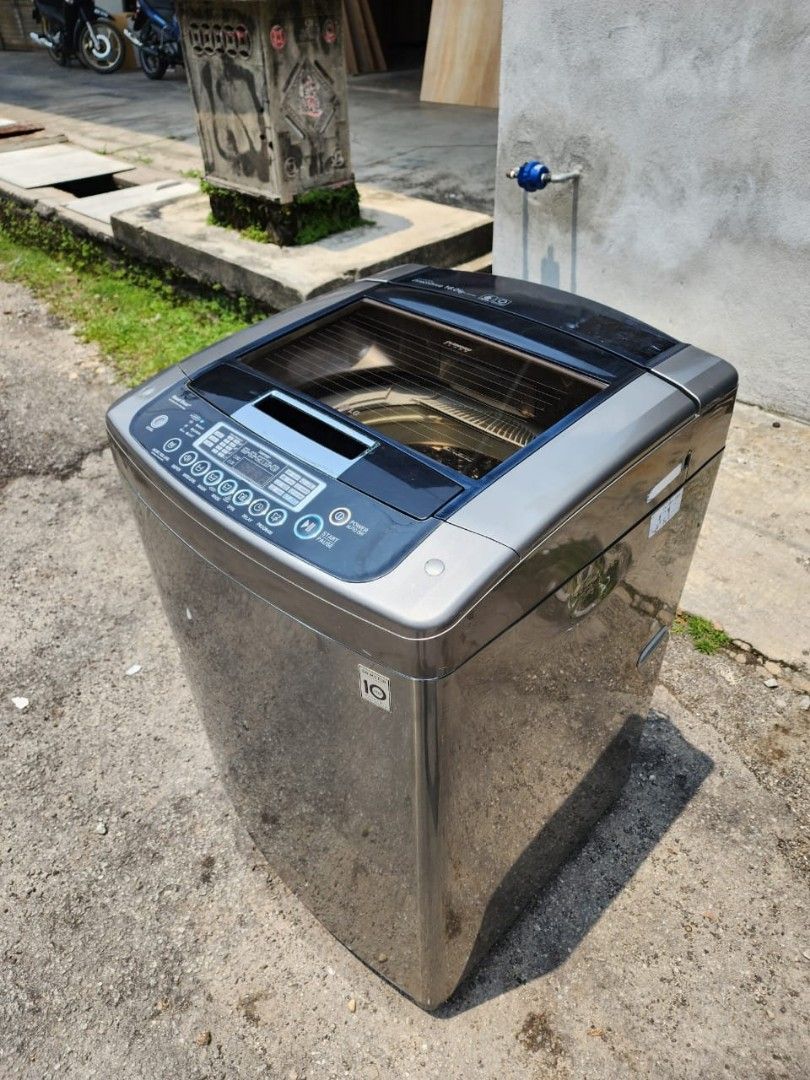 LG inverter direct drive top load washing machine 9.5 kg TV