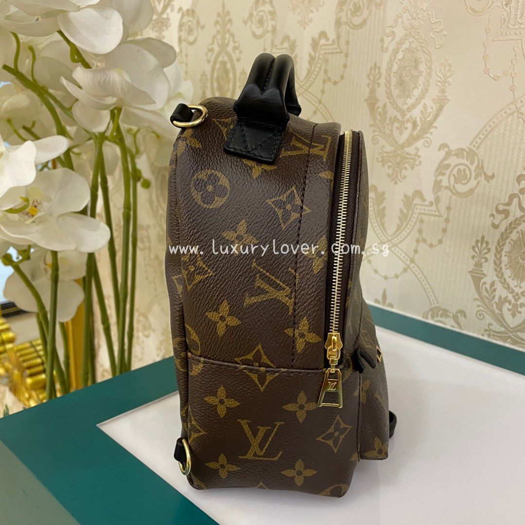 LNIB LV Mini Palm Spring Backpack Monogram Canvas GHW