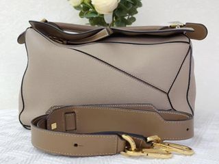 LOEWE mini puzzle tan calfskin handbag – Loop Generation
