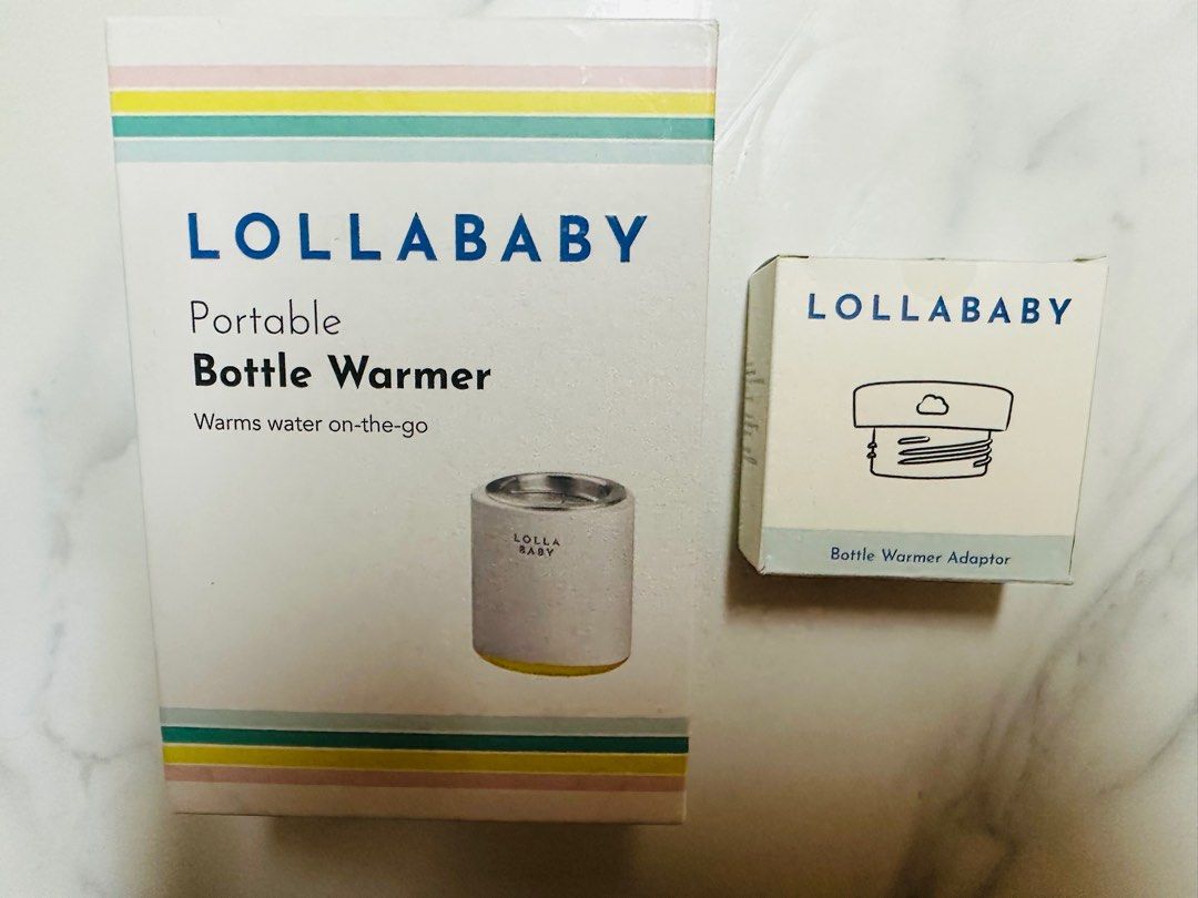 Lollababy portable bottle warmer with night light, Babies & Kids