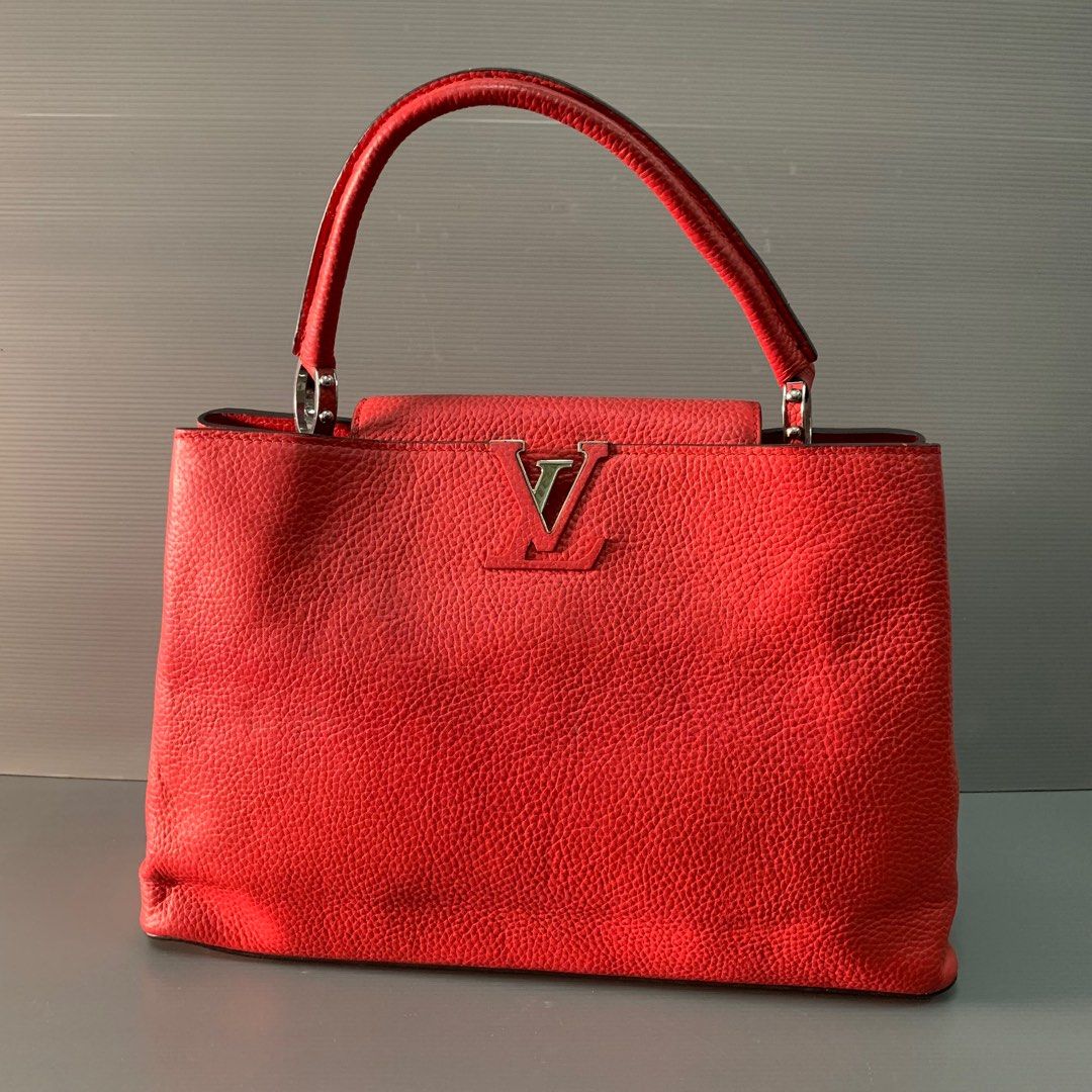 Louis Vuitton Capucines Leather Hand Carry Bag, Luxury, Bags