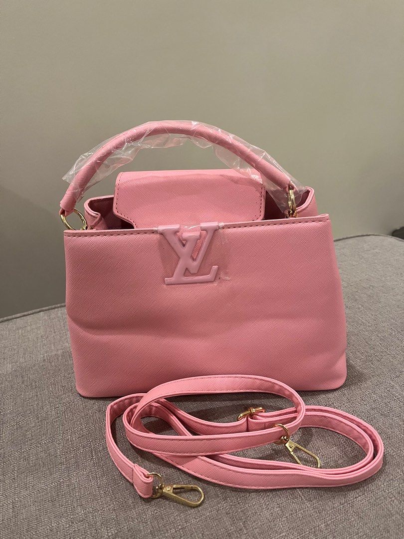 Baby pink lv bag deals
