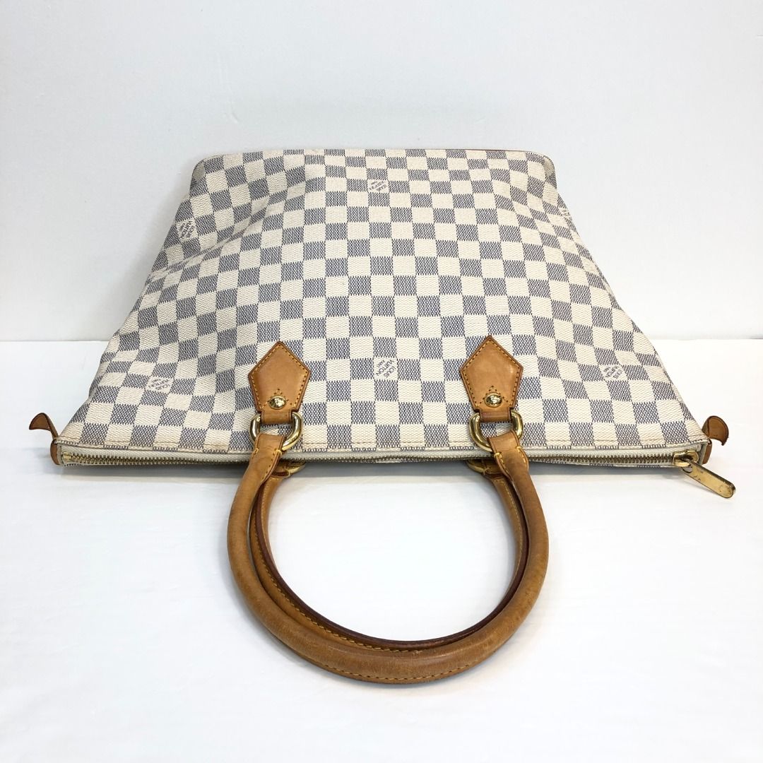 Louis Vuitton LV Damier Azur Saleya MM Monogram Logo GHW Shopper