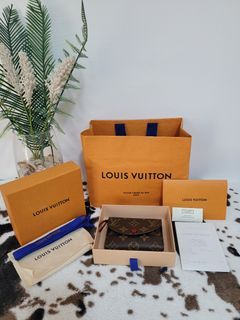 Louis Vuitton M69301 LV Monogram Video Tape Zippy Coin Purse Coin Case Used