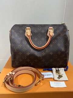 LOUIS VUITTON Handbag M43005 Speedy 30 Epi Leather blue Women Used –