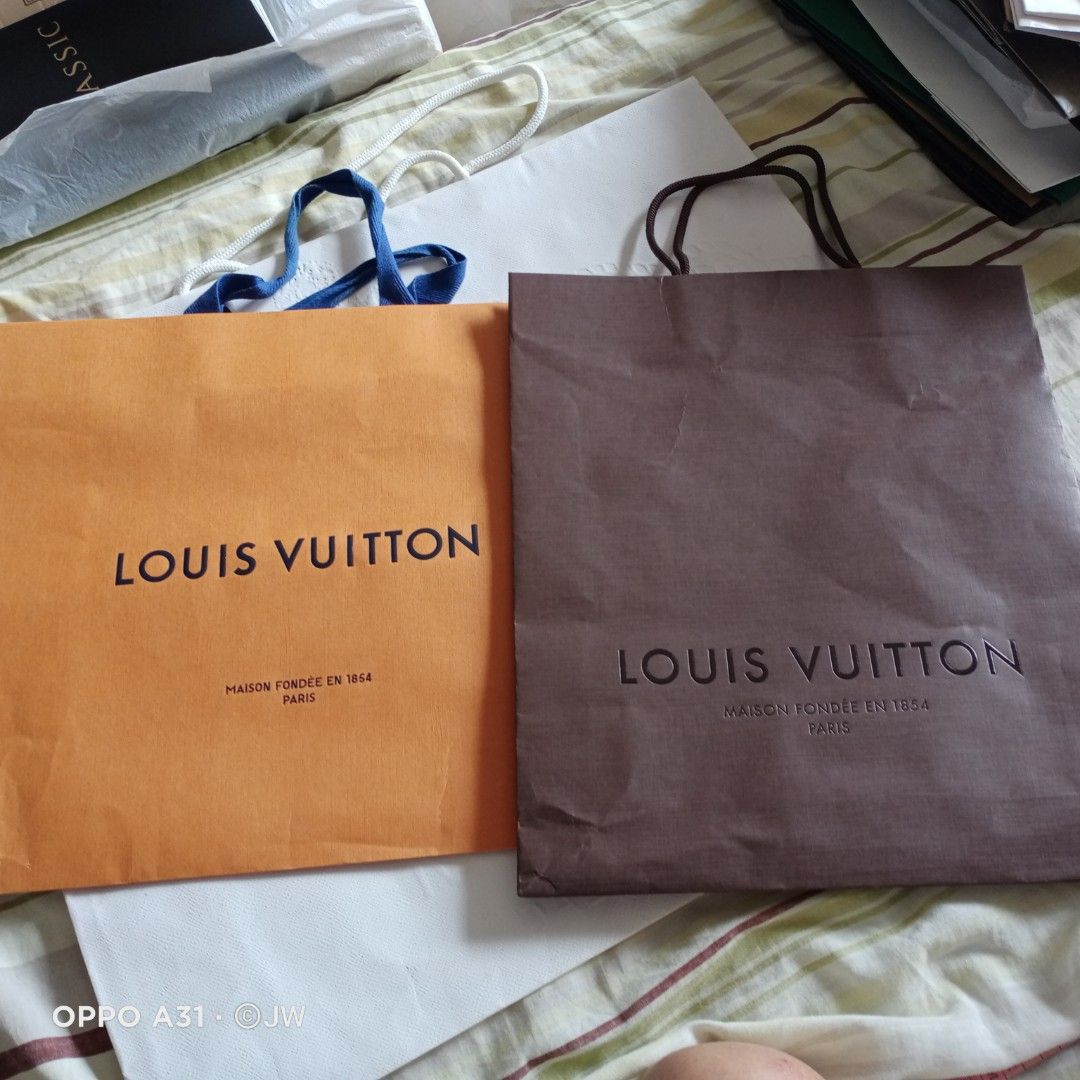 LV paperbag, Luxury, Accessories on Carousell