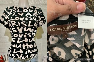 Louis Vuitton Black Monogram Towel Tee – Savonches