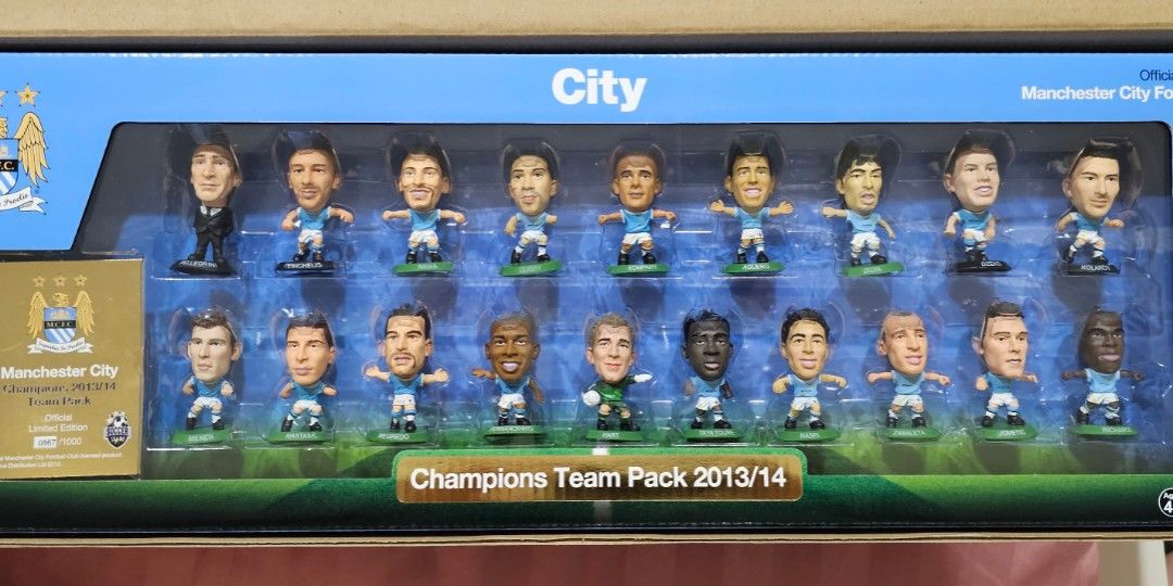 Manchester City SoccerStarz Team Pack 2019-20