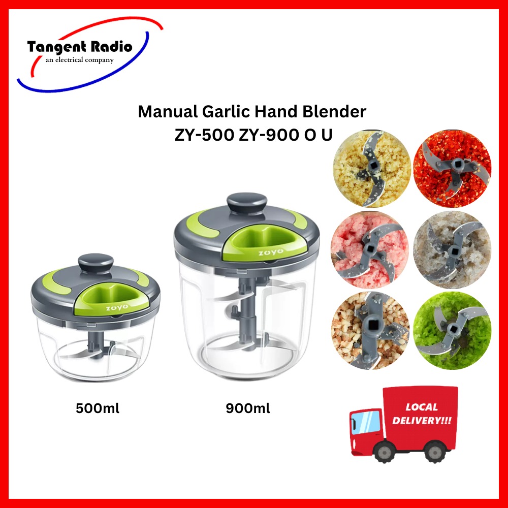 Manual Garlic Hand Blender ZY500 ZY900 O U, TV & Home Appliances